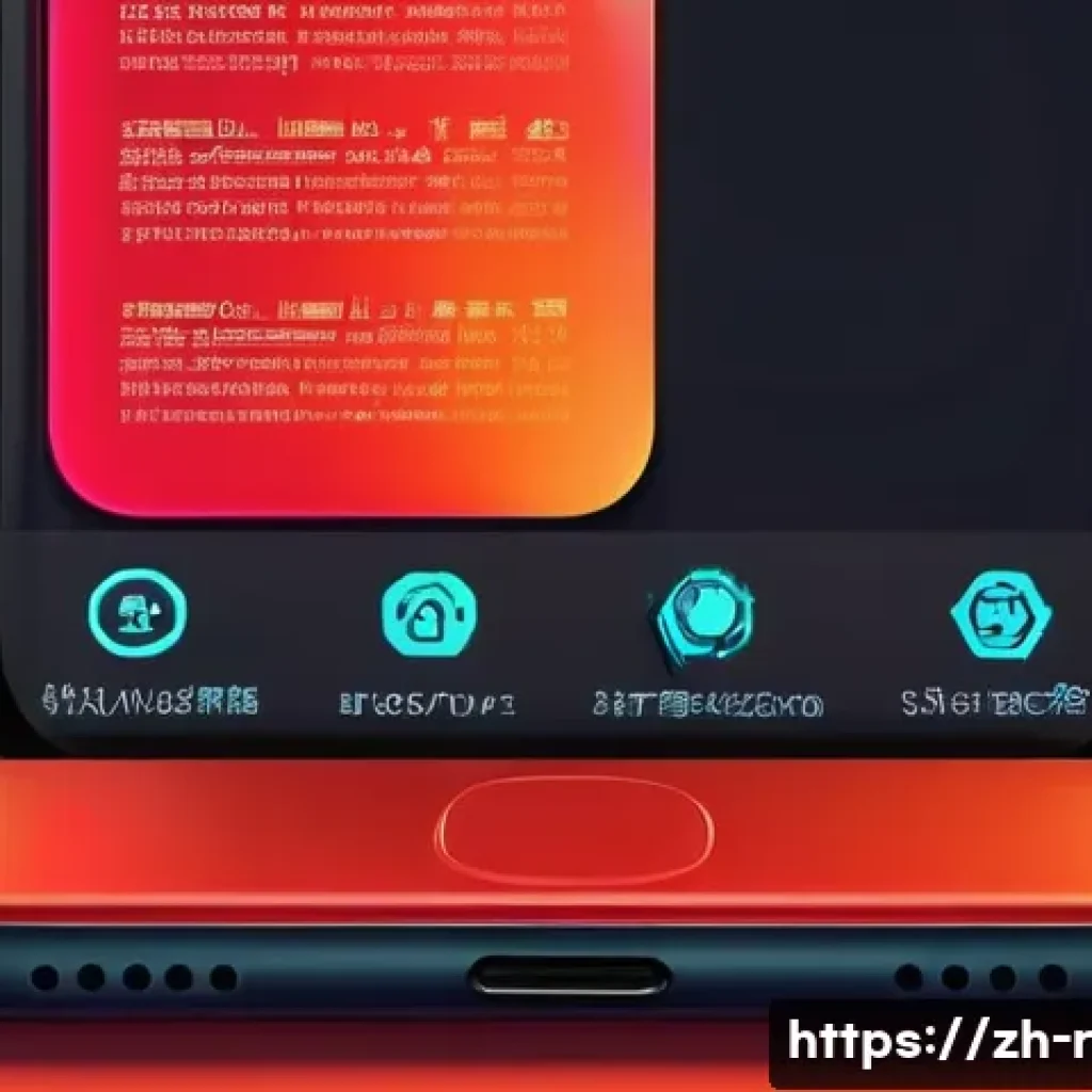 스마트폰 해킹과 대응 방법 - A detailed digital illustration of a smartphone screen showing a malicious software infection scenar...